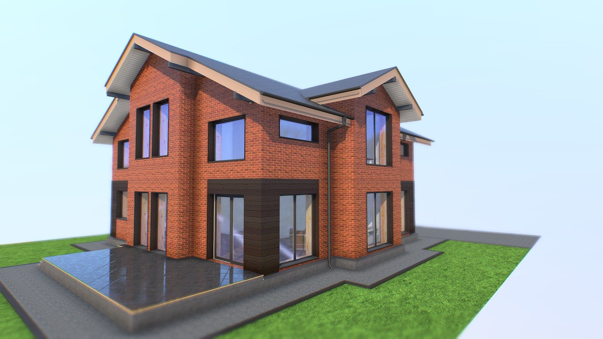 3D model Residential house