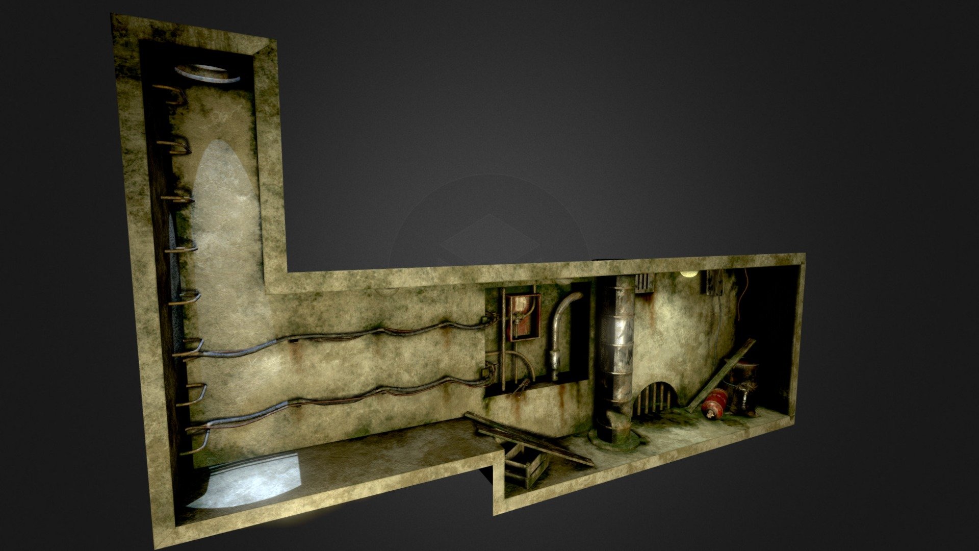 Abandoned Basement - deep3dsea