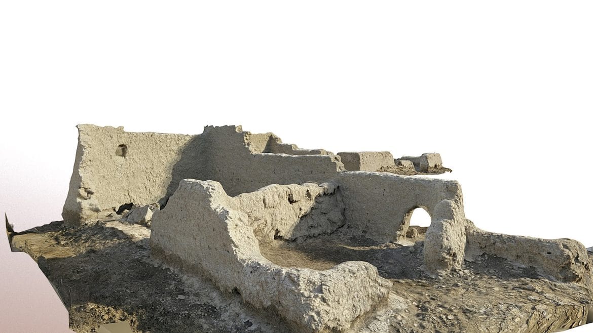 abandoned house tell surghul iraq 3d model