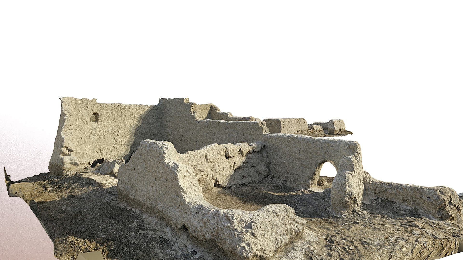 Abandoned house, Tell Surghul (Iraq)
