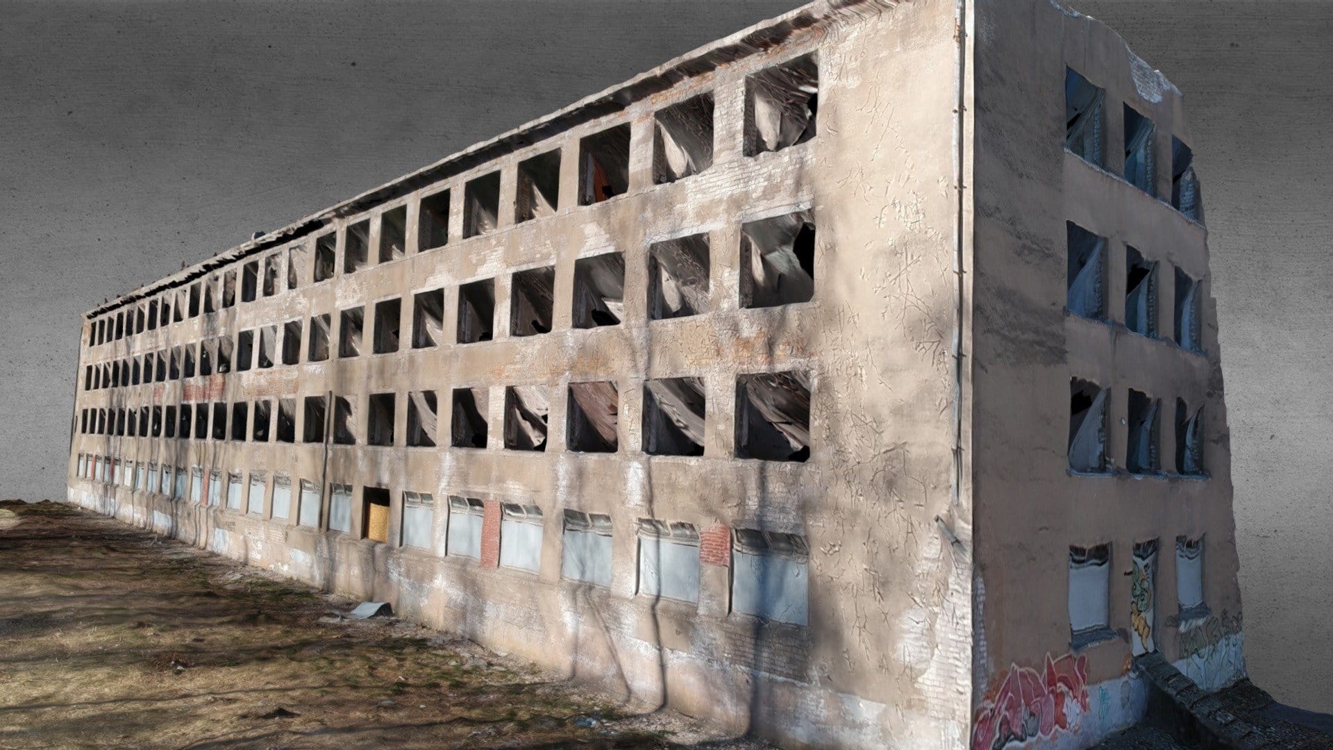 Abandoned Old Apartment Building