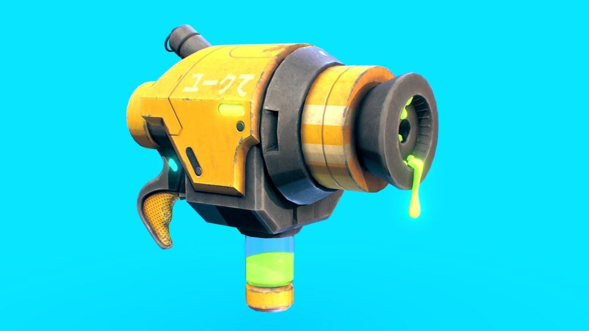 acid gun 3d model
