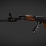 AK-47 with bayonet