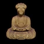 alien budha statue 3d model