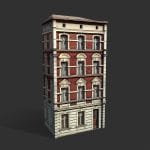 Apartment House #101 Low Poly 3d Model