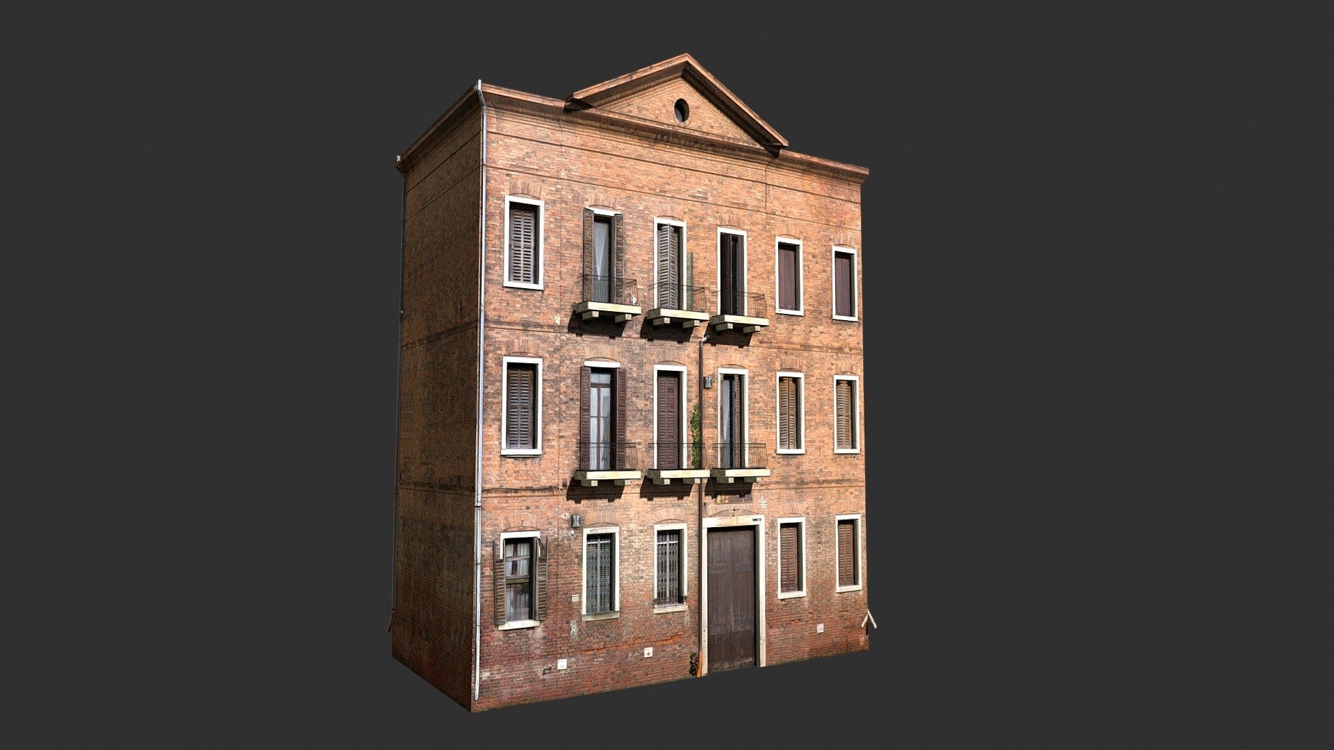 Apartment House #143 Low Poly 3d Building