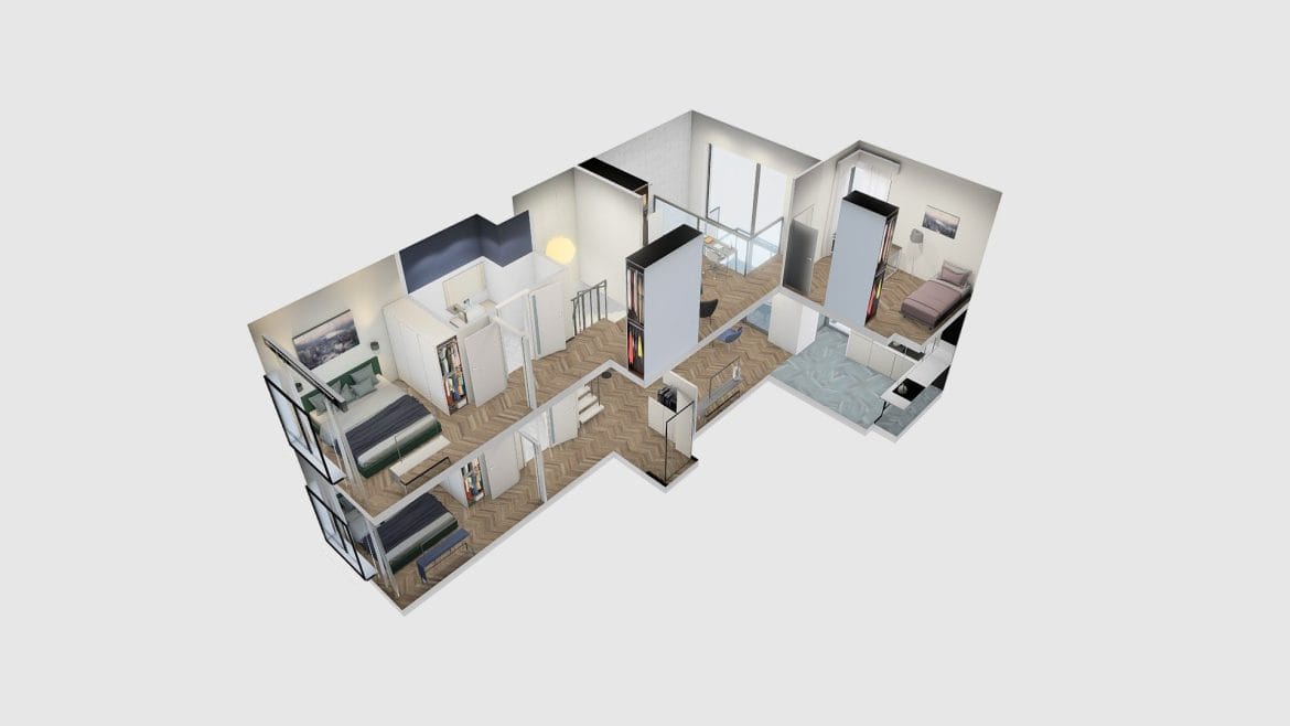 apartment no 237 3d model