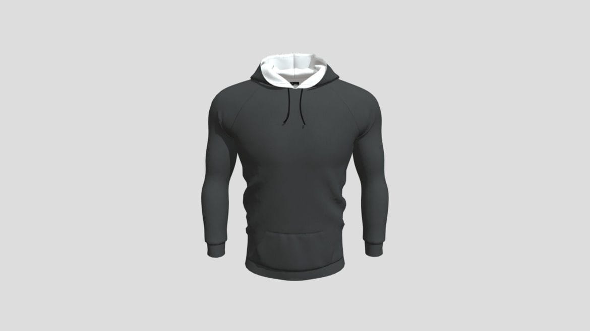 arashi hoodie 3d model