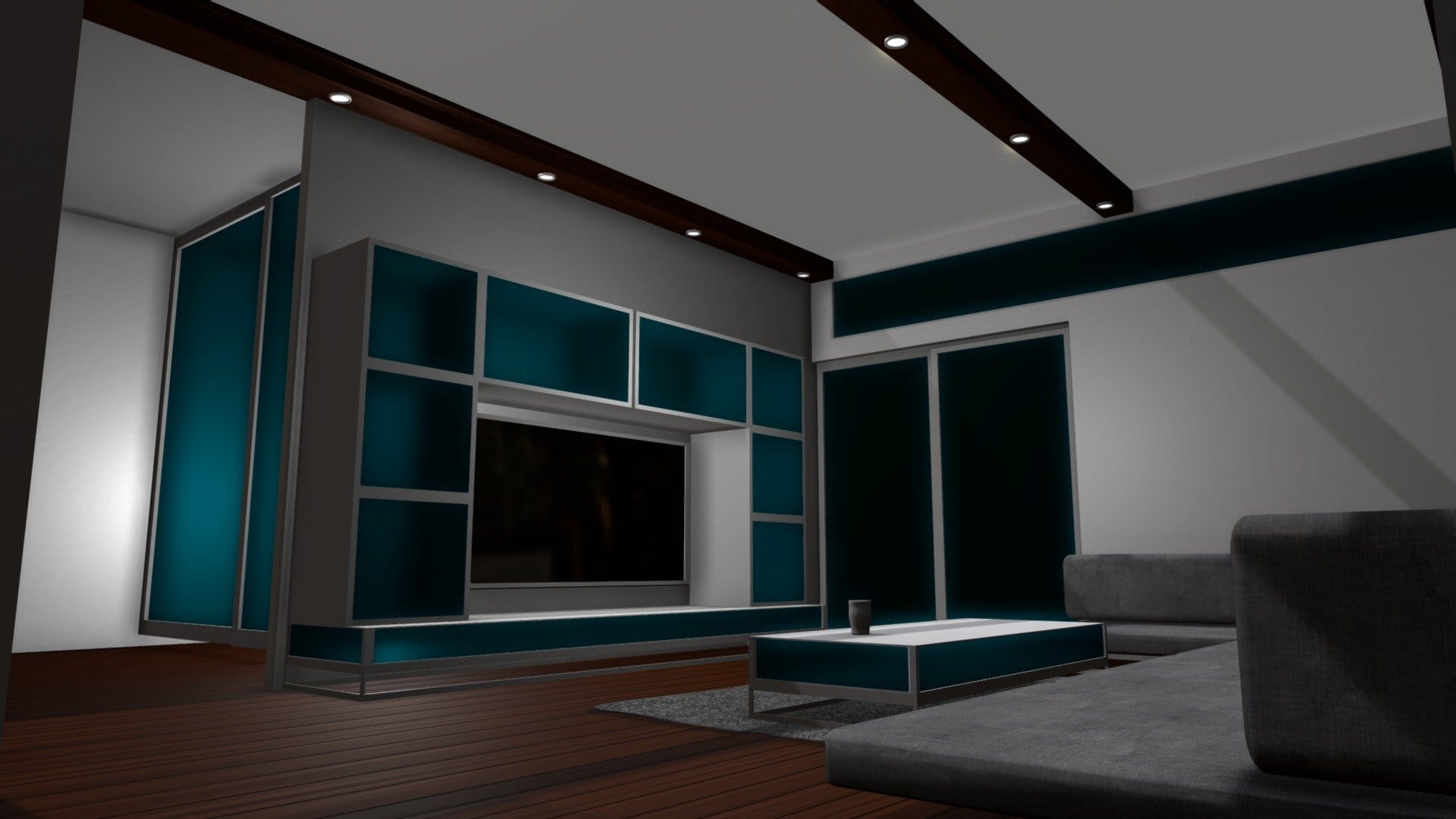 Architectural Living Room