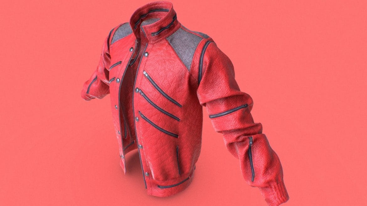 beat it jacket 3d model