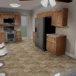 Breakfast Bar kitchen and dining room