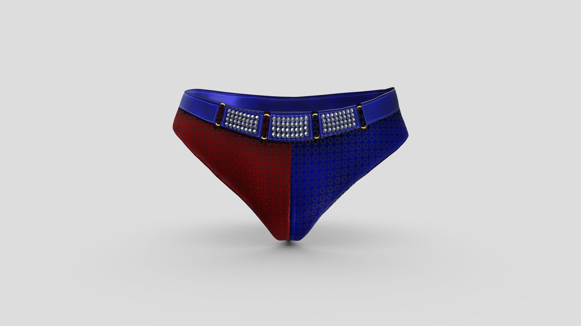 Brief Shorts With Belt
