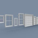 Classic Style Porch House Doors And Windows Pack