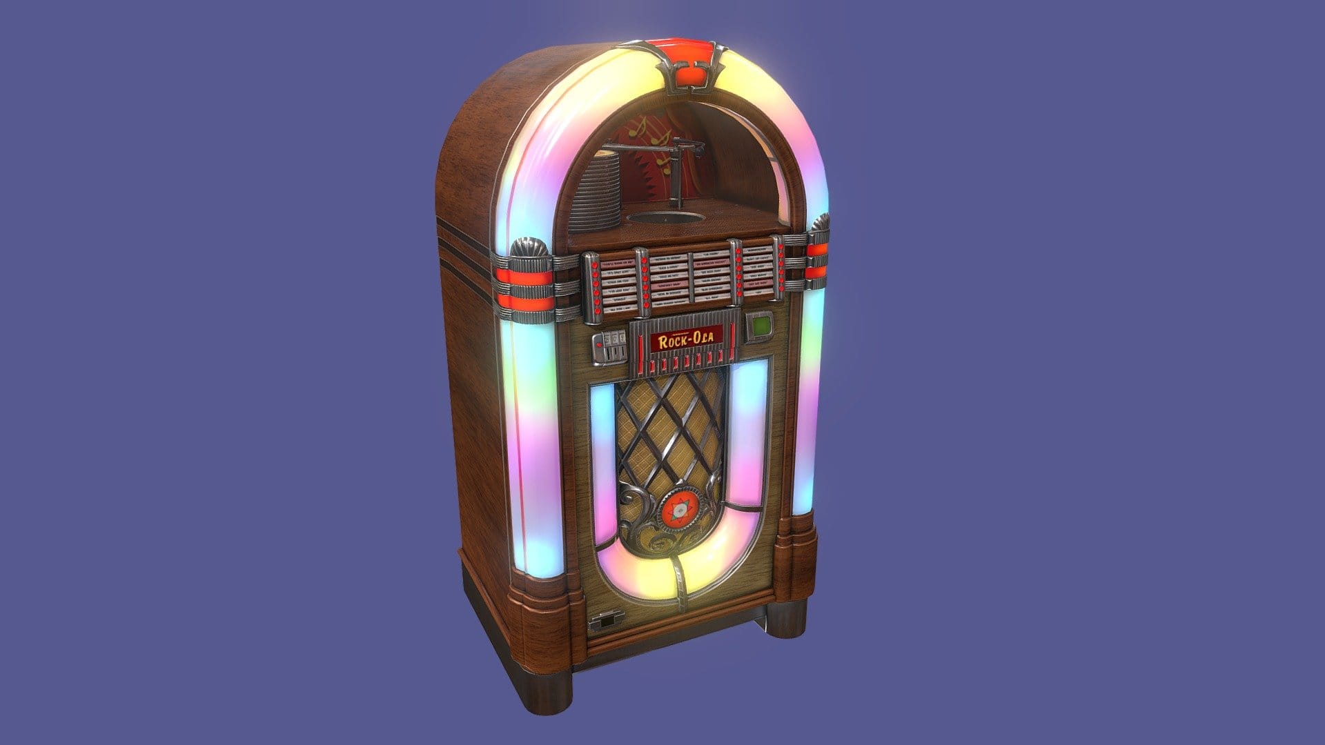 Classic Wooden Rockola or jukebox
