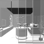 Contemporary Living Room (canvas)