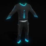 corporative cyberpunk suit 3d model