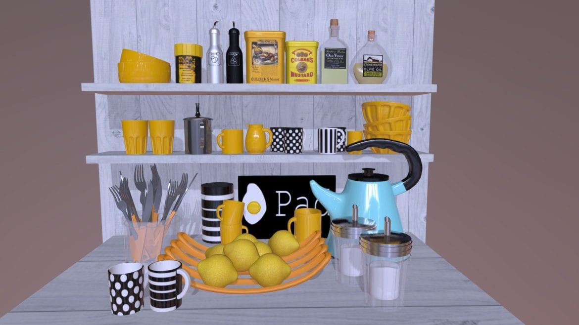 cuisine 3d 3d kitchen 3d model