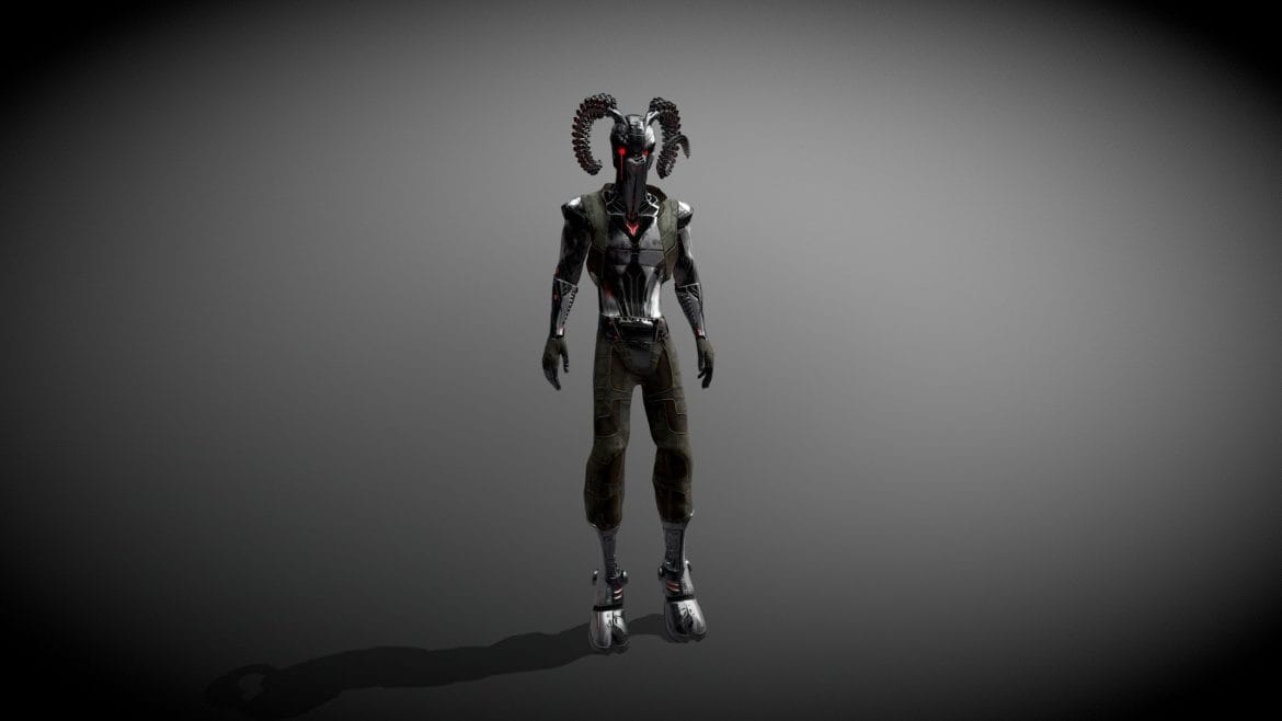 cybergoat 3d model