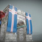 cyberpunk arc de triomphe 3d model