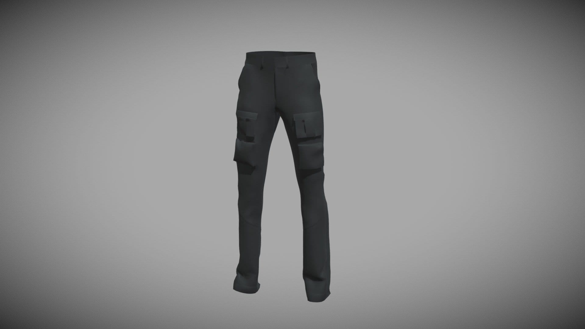 cyberpunk black trousers