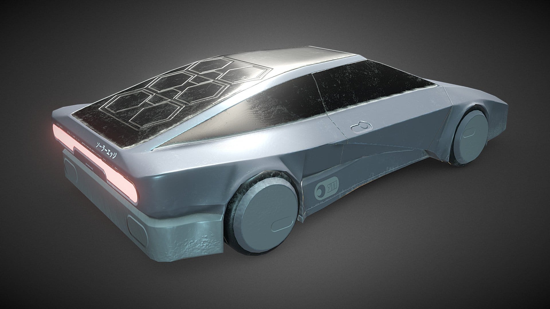 Cyberpunk Car – Solar Edge Moon-Microsystem