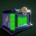 cyberpunk chest concept 3d model