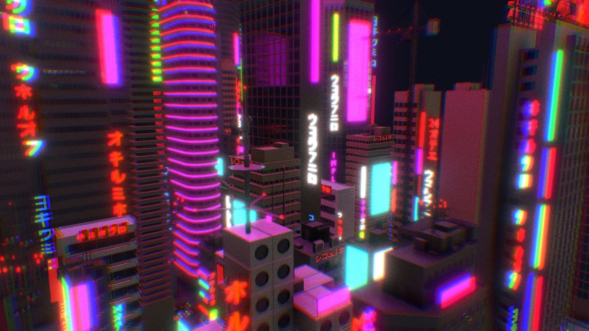 Cyberpunk City Blocks
