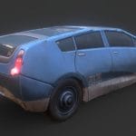 Cyberpunk Civilian Car 2