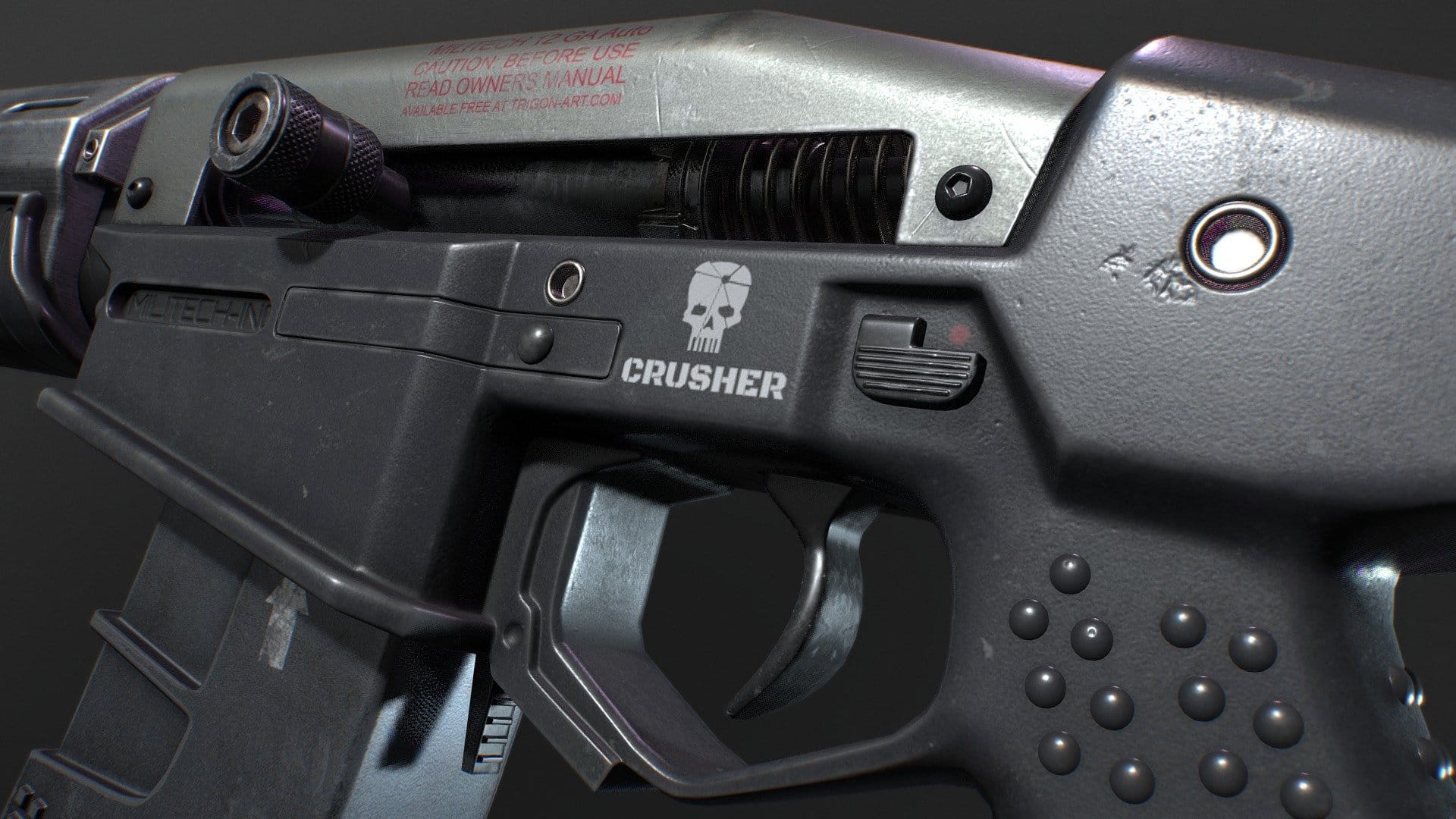 Cyberpunk “Crusher” Shotgun