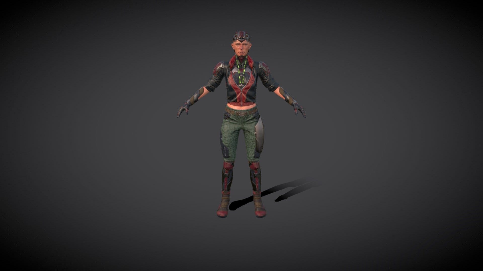 Cyberpunk girl