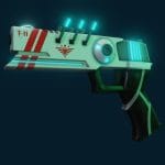 Cyberpunk gun T-11