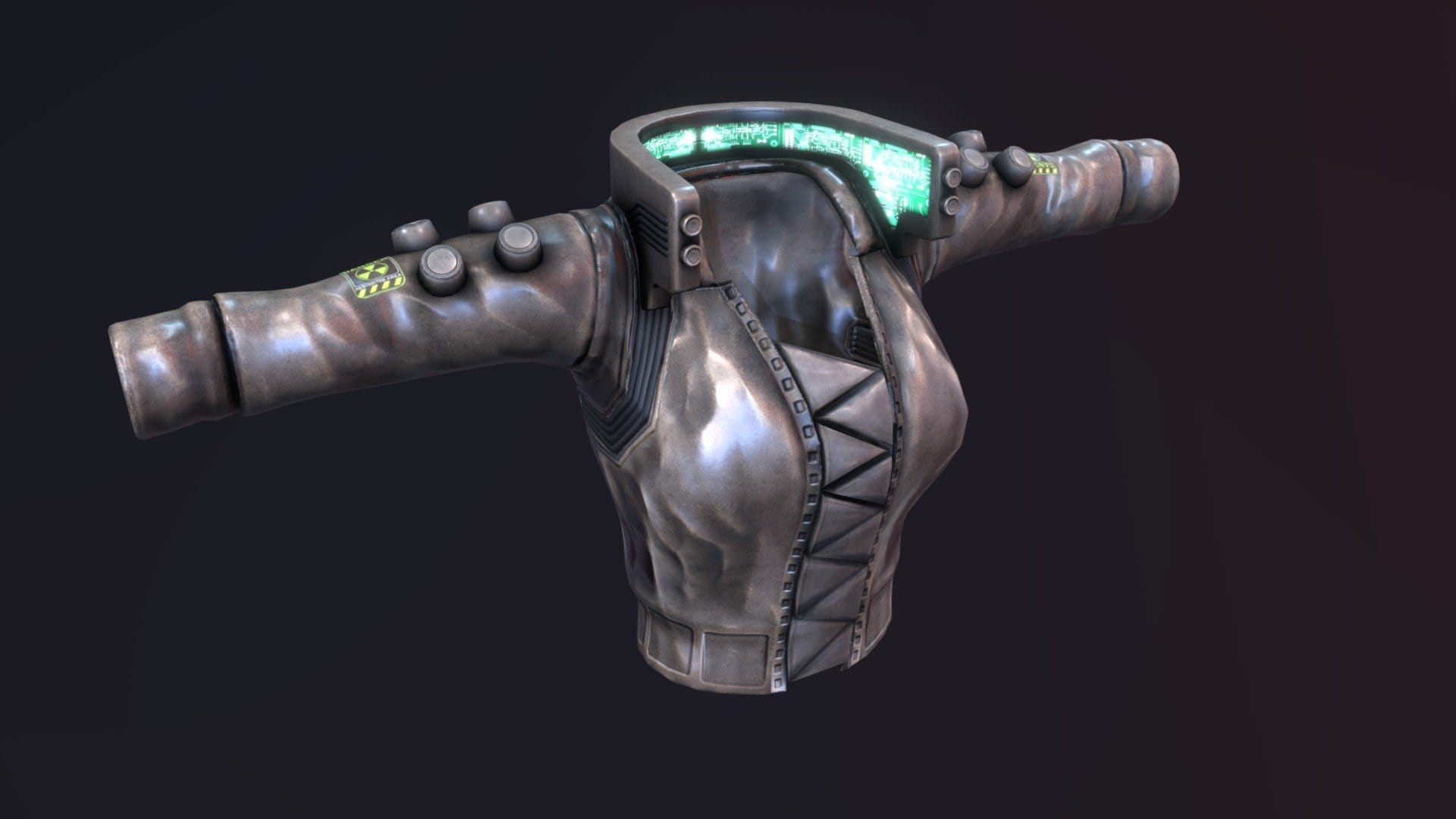 Cyberpunk jacket for Second life