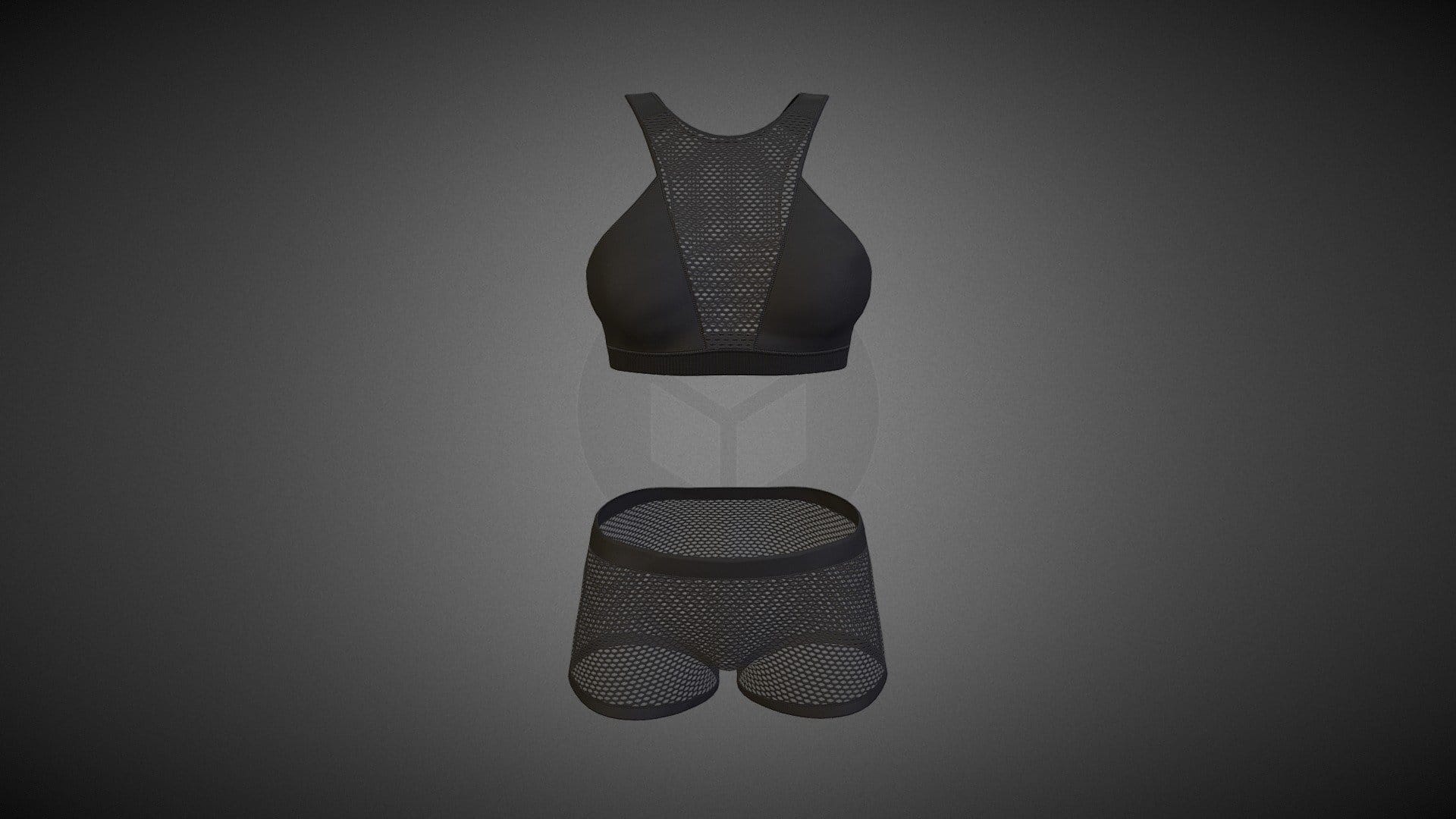 Cyberpunk – Mesh Activewear Grey