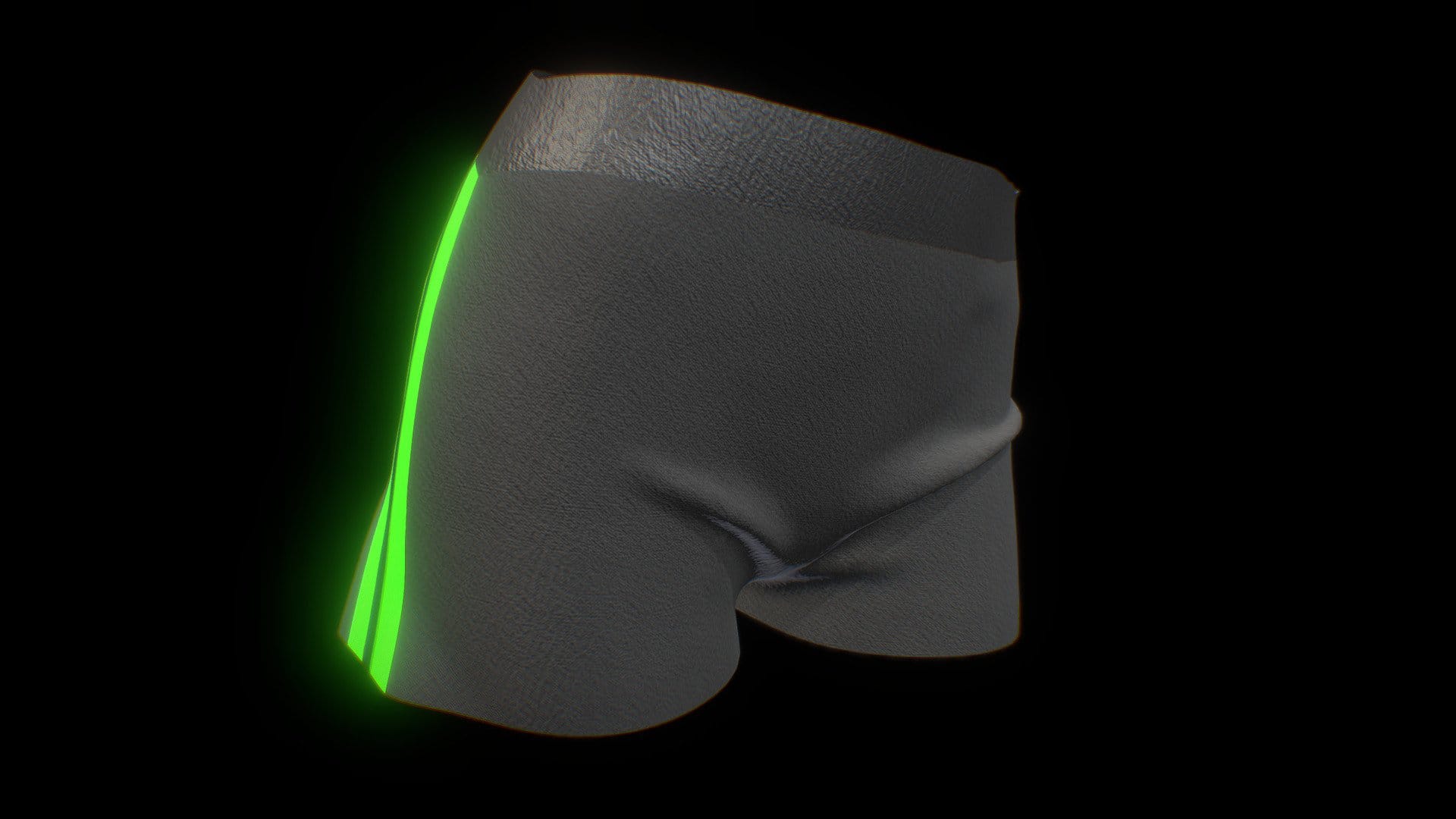 Cyberpunk Neon Woman Shorts