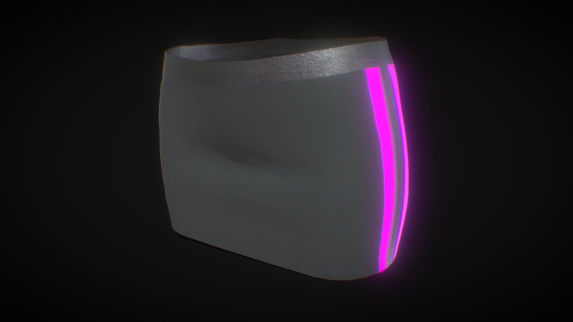 Cyberpunk Neon Woman Skirt