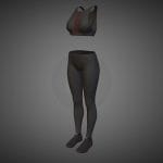 Cyberpunk – Sports Activewear Black and Red