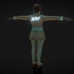 スパイCyberpunk Spy Woman ( Rigged )