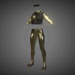 cyberpunk the street girl b 3d model