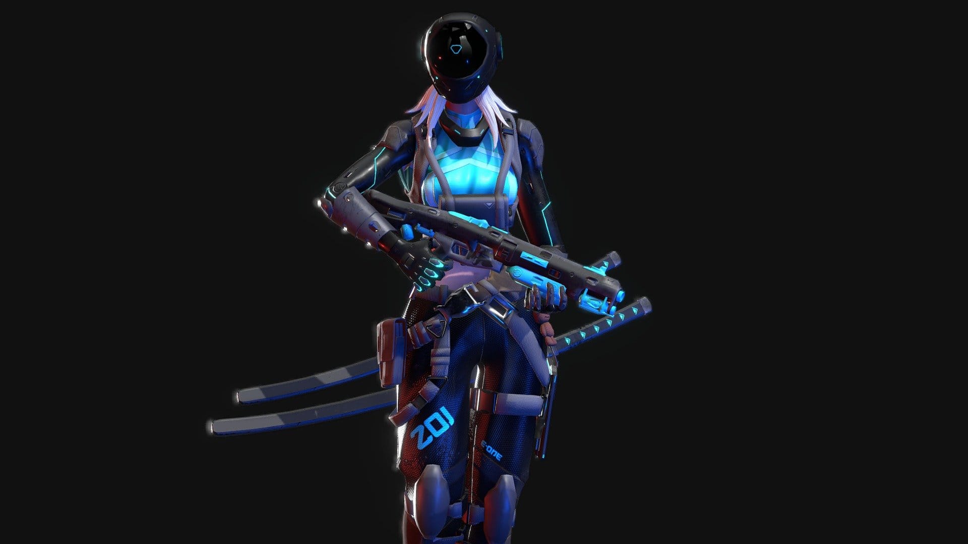 Cyberpunk Zoi Robot