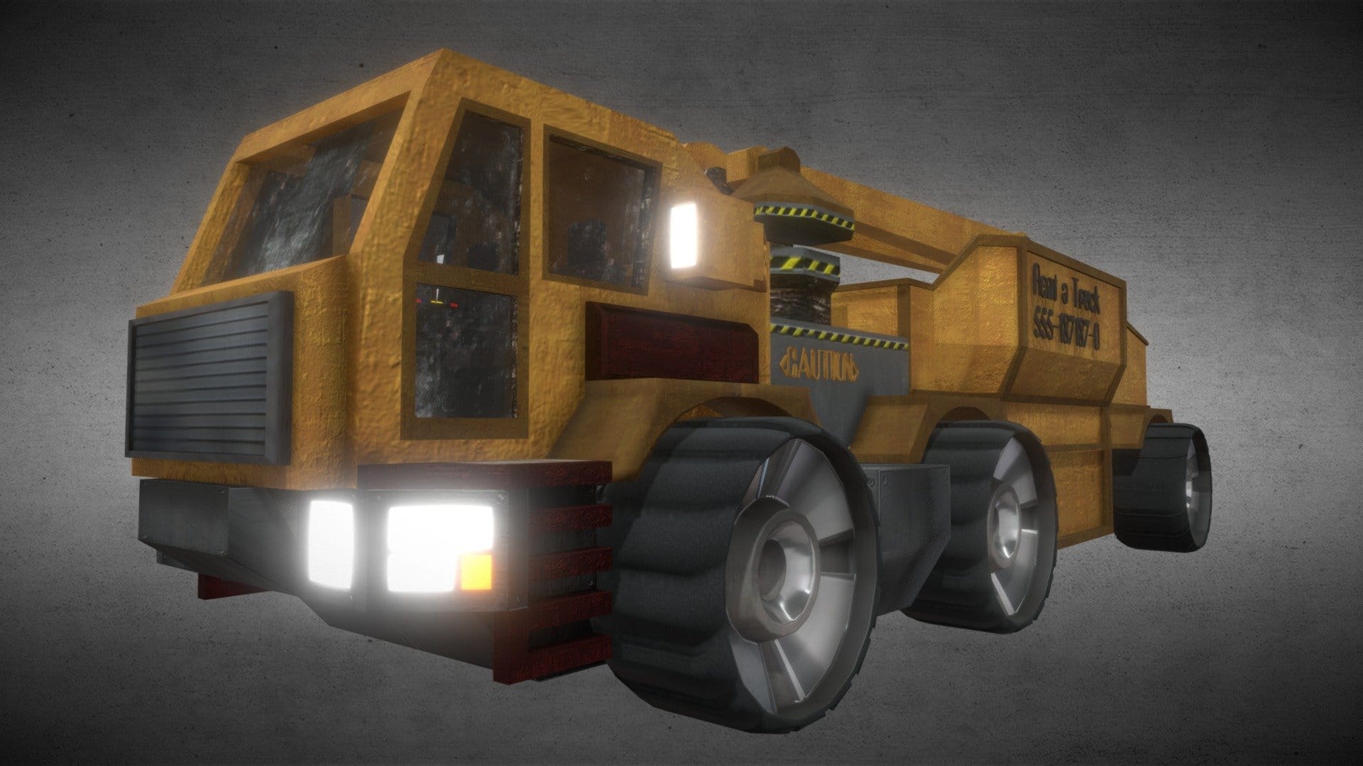 cyPuTruck – simple garbage truck