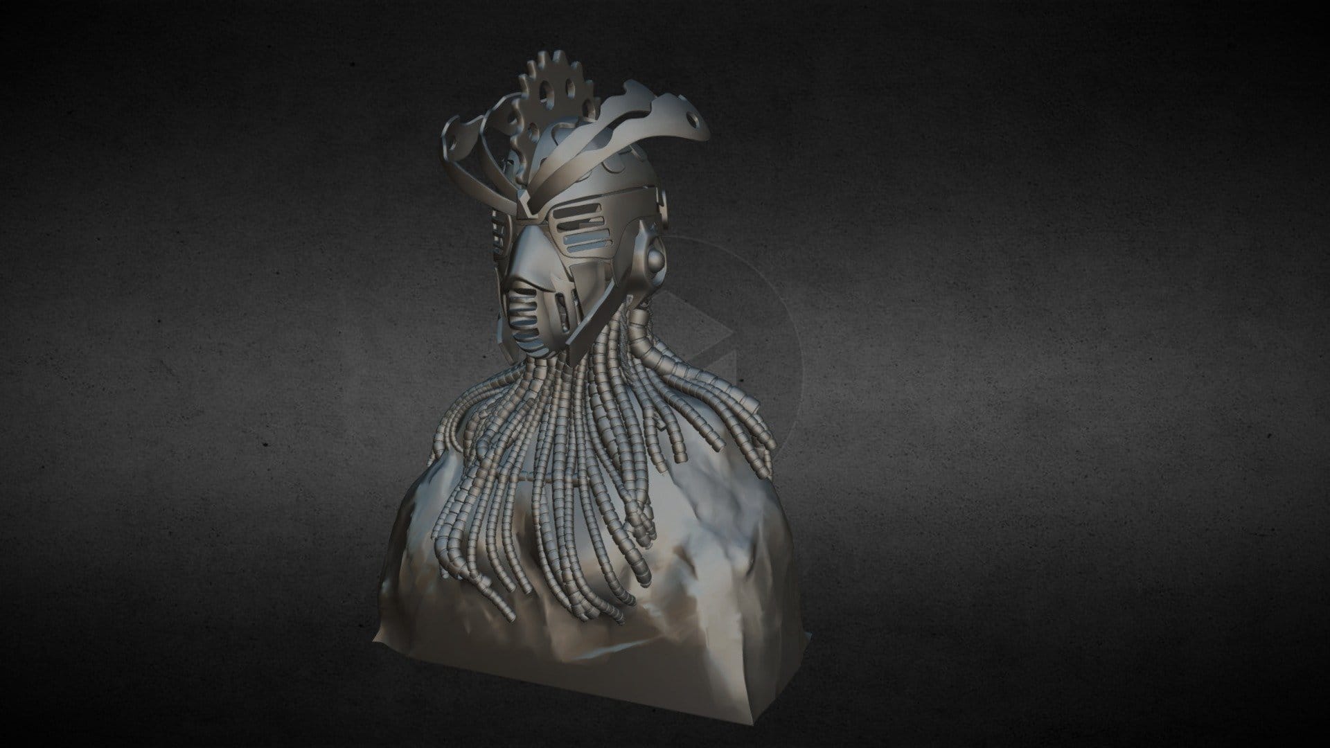Day 28 Cyberpunk Helmet