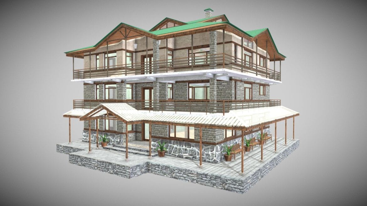 dev house 3d model