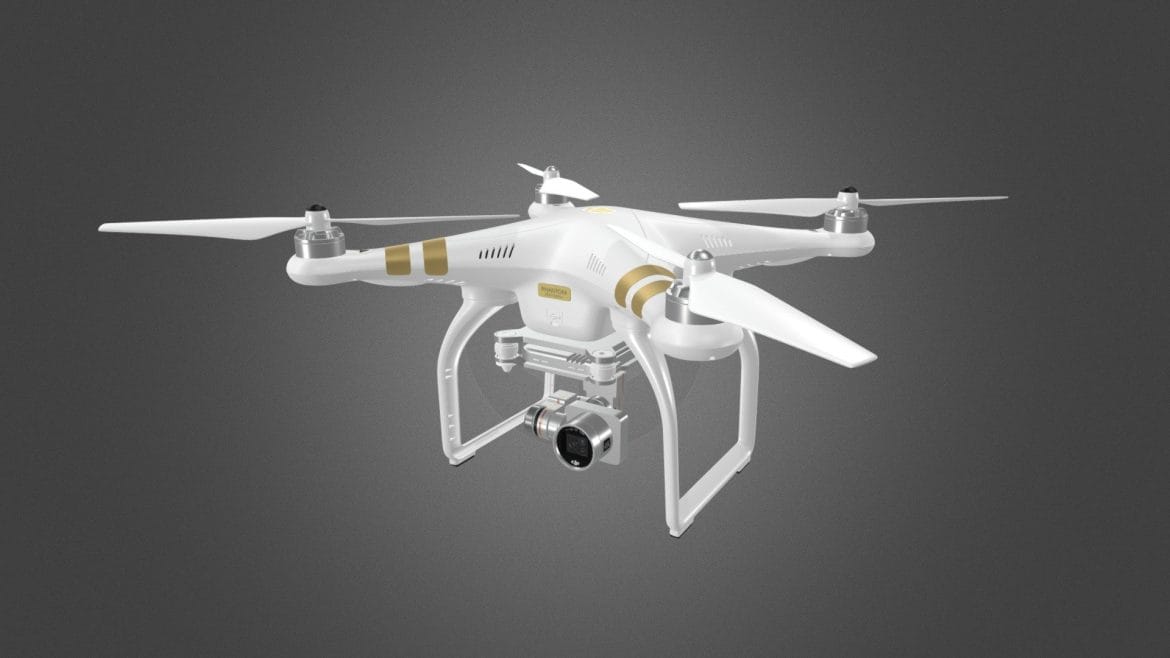 dji phantom 3 3d model