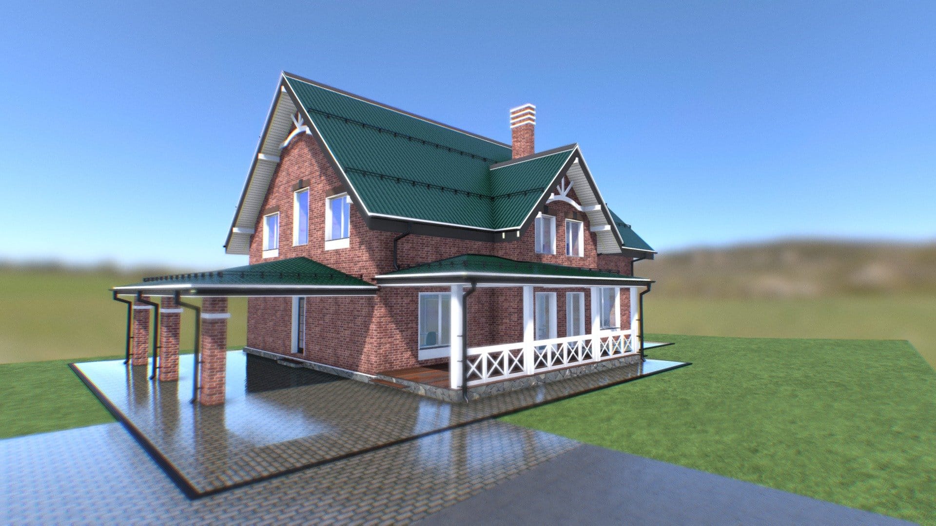 English modern 2 level house – Shlisselburg