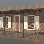 evil dead cabin 3d model