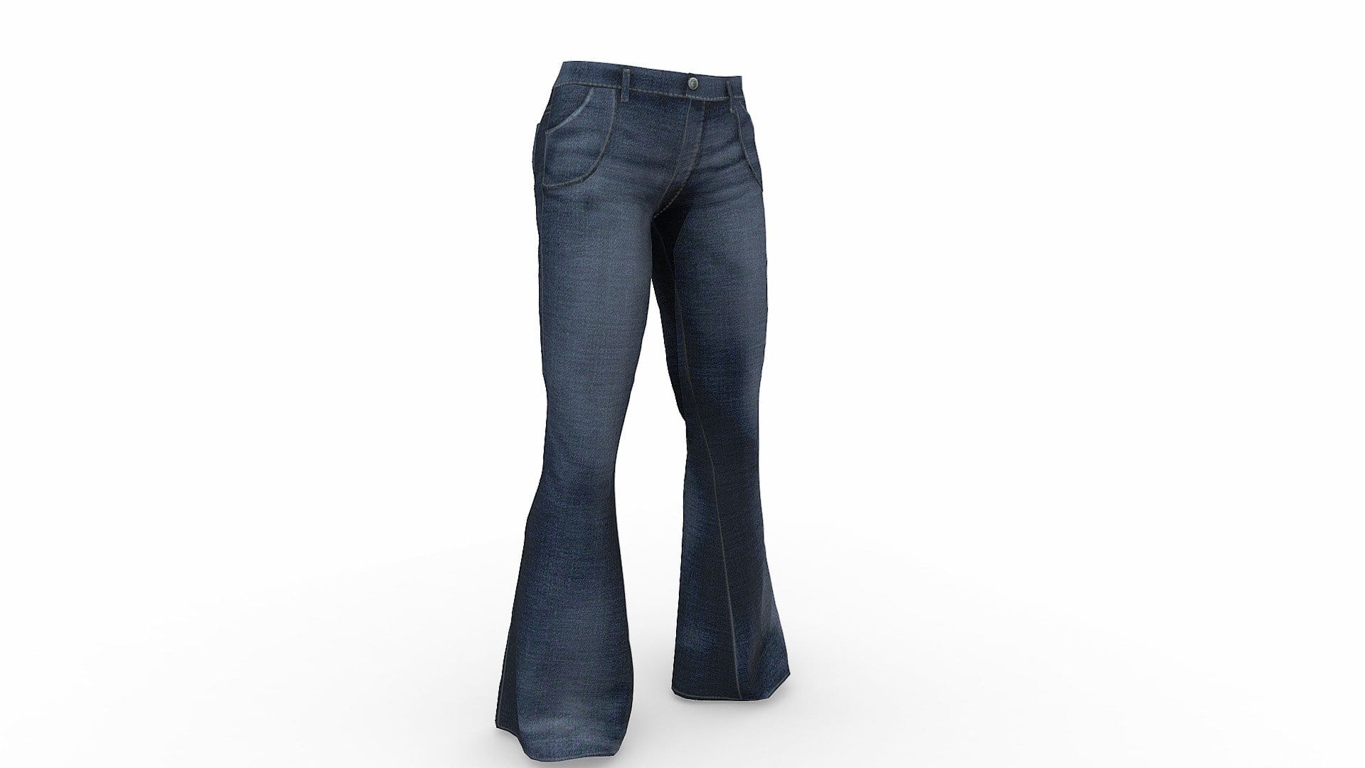 Female Bell Bottom Denim Jeans 3 colors