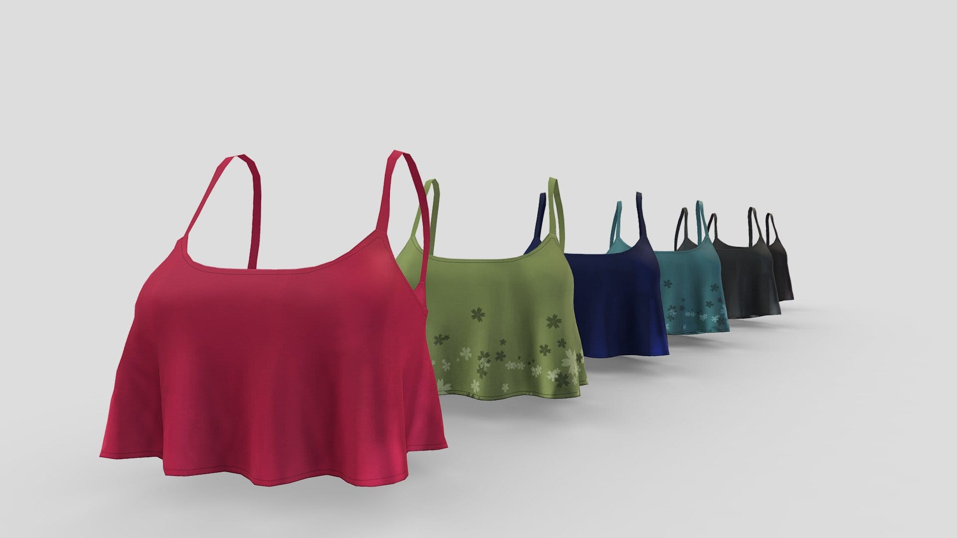 Female Frill Crop Top