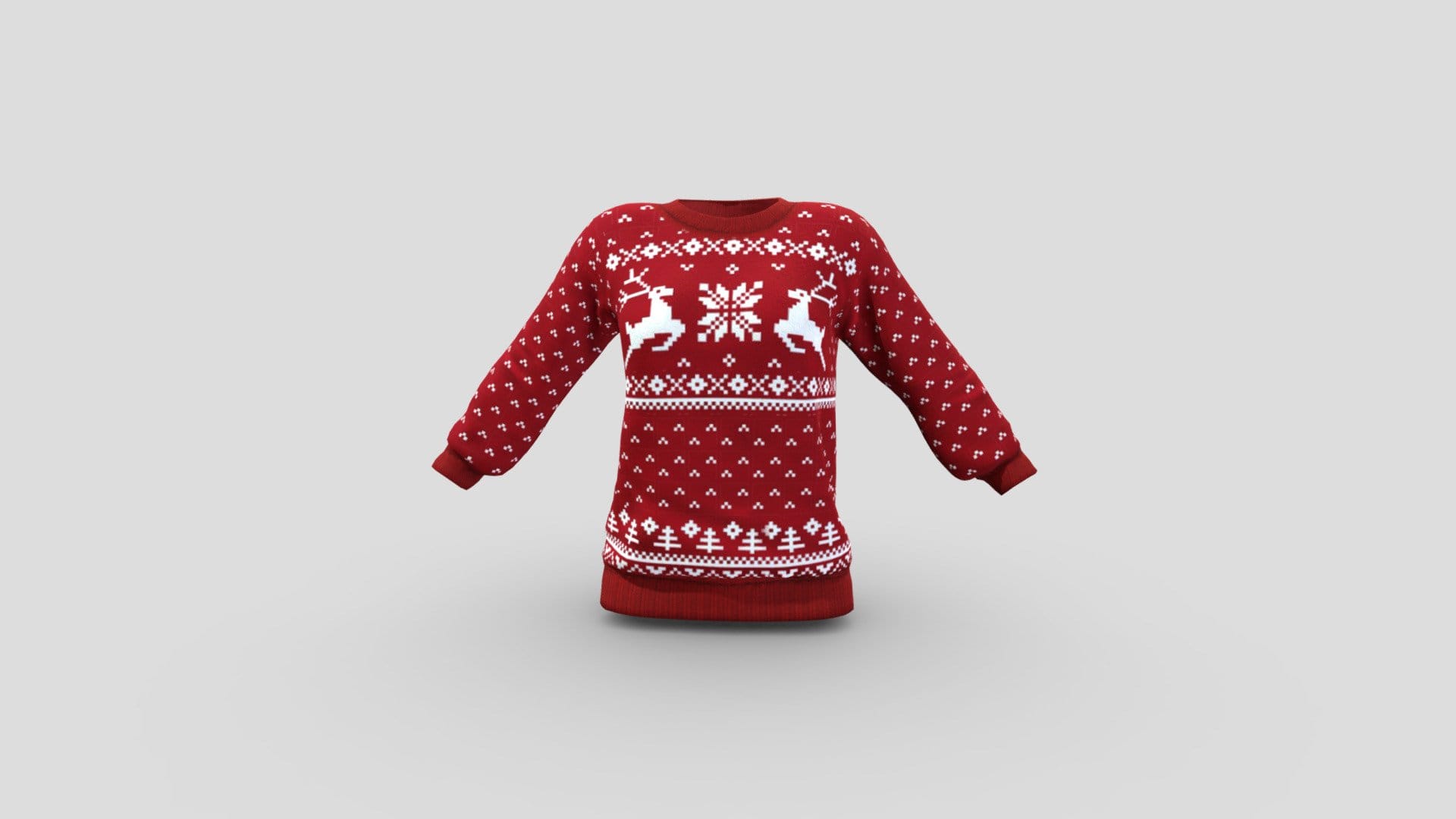 Female Oversize Ugly Sweater Jumper