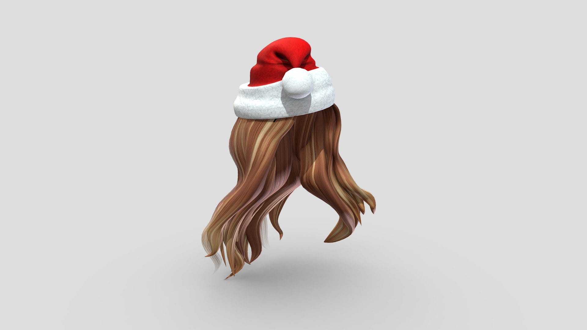 Female Winter Hat With Long Hair