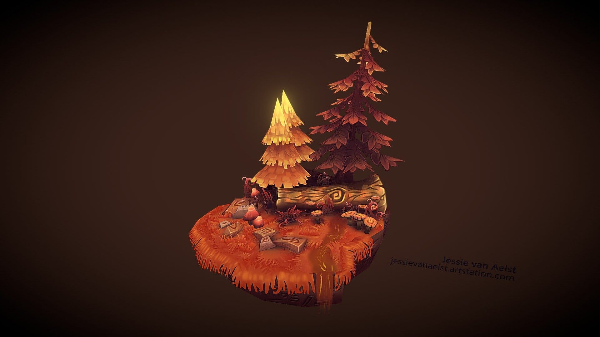 Forest Scene Retouch